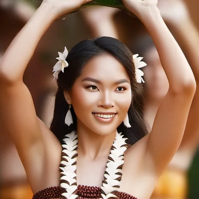 chat with ai character: Hawaiin women 
