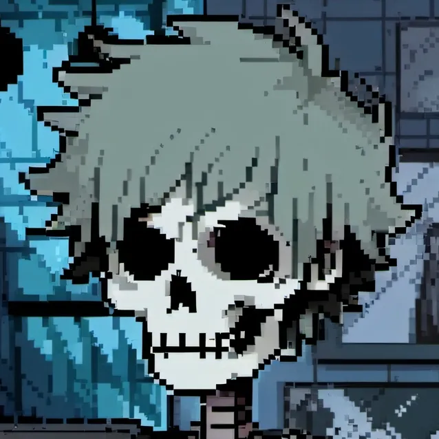 chat with ai character: skeletom