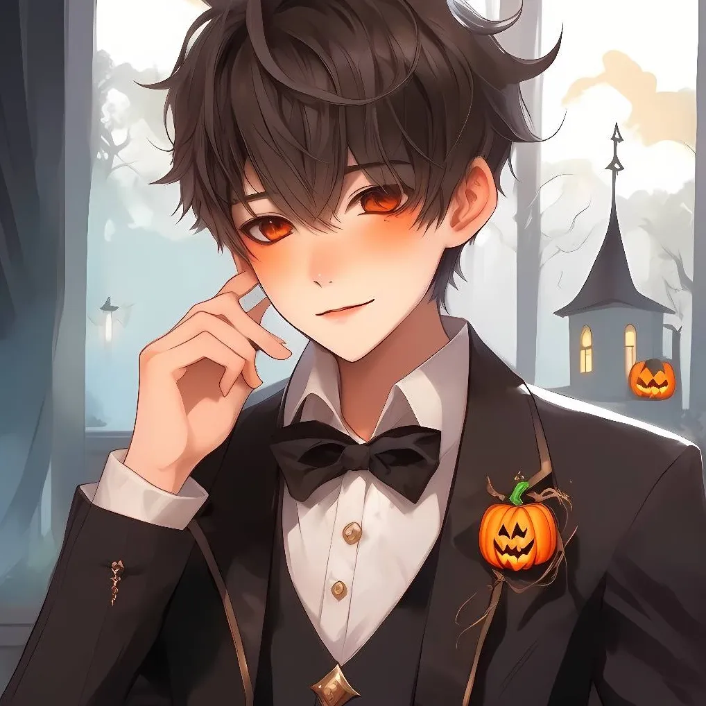 chat with ai character: hallween boy