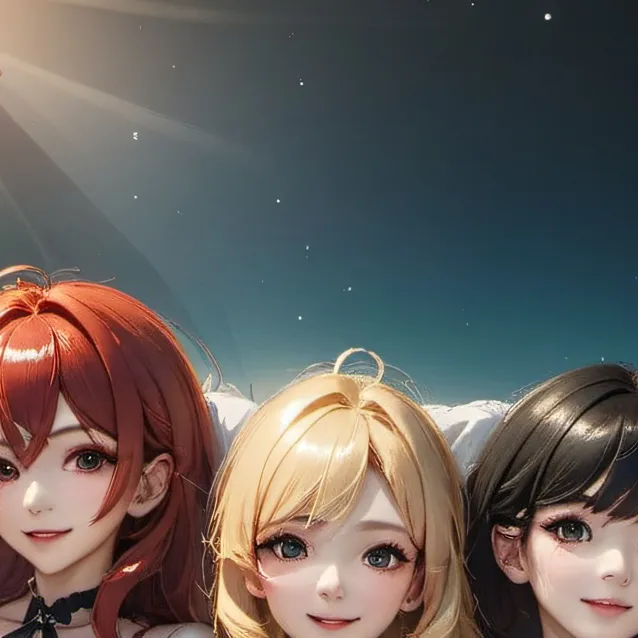 chat with ai character: Your Three Girls