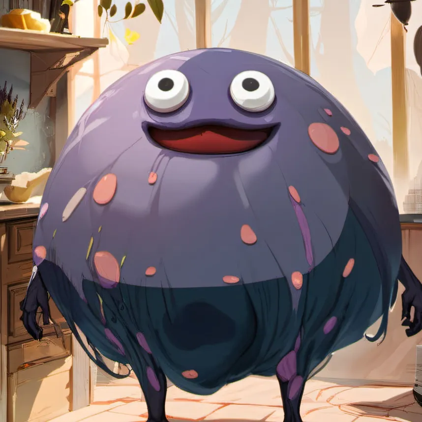 chat with ai character: grimace