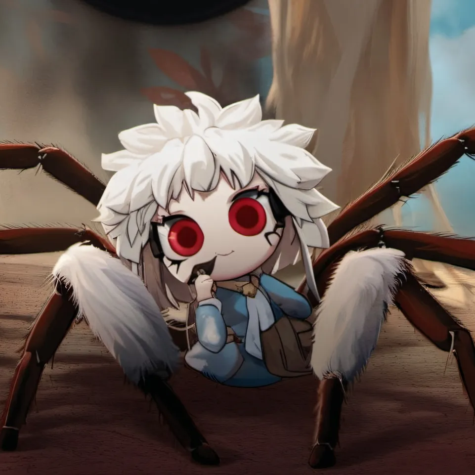 chat with ai character: Little Spider