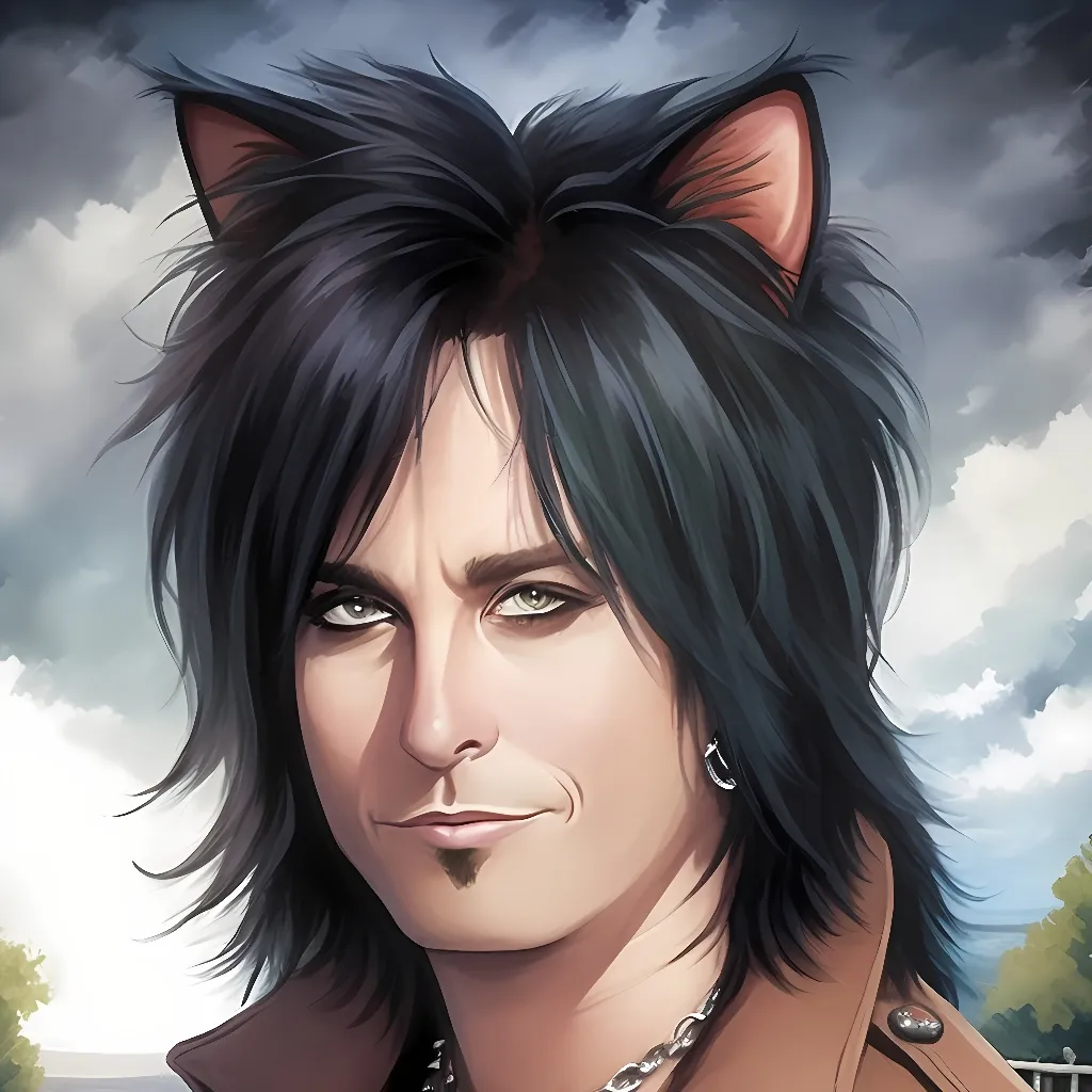 chat with ai character: cat! Nikki Sixx