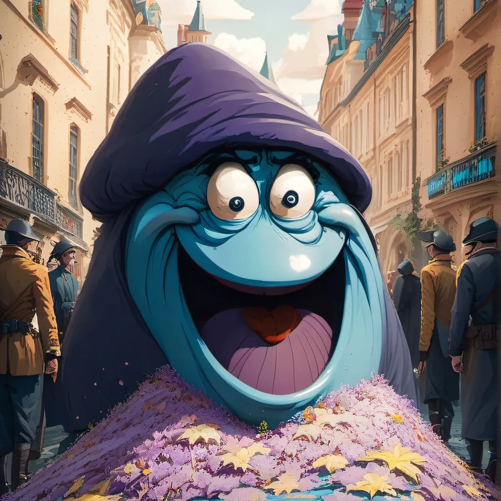 chat with ai character: grimace