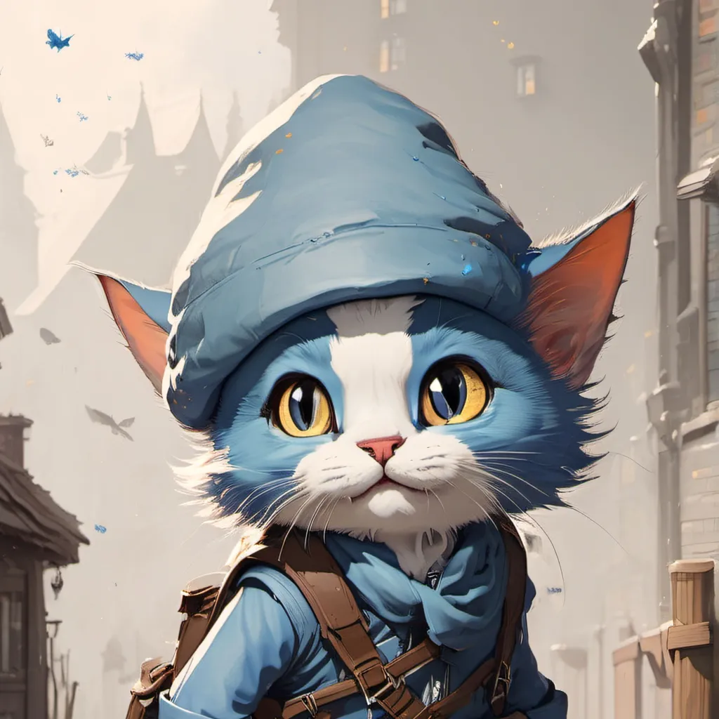 chat with ai character: smurf cat