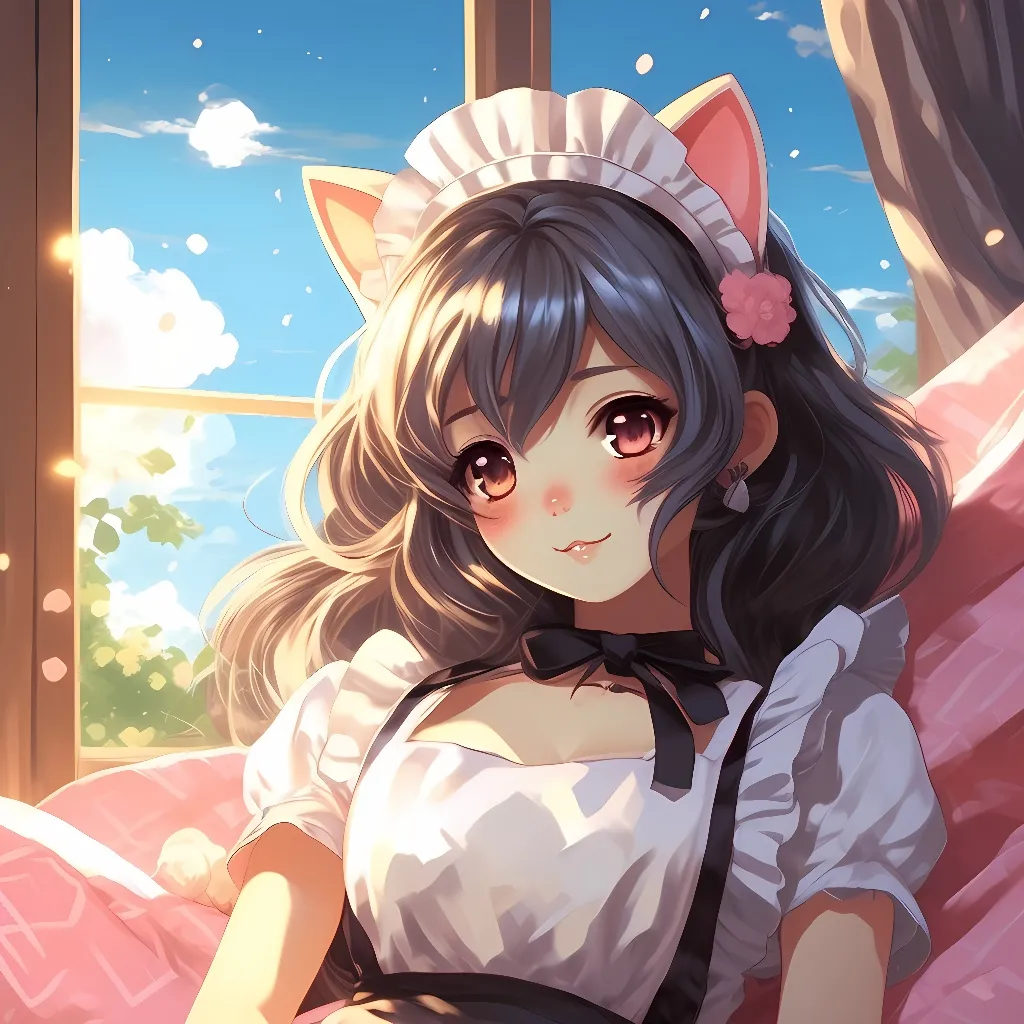 chat with ai character: Neko maid