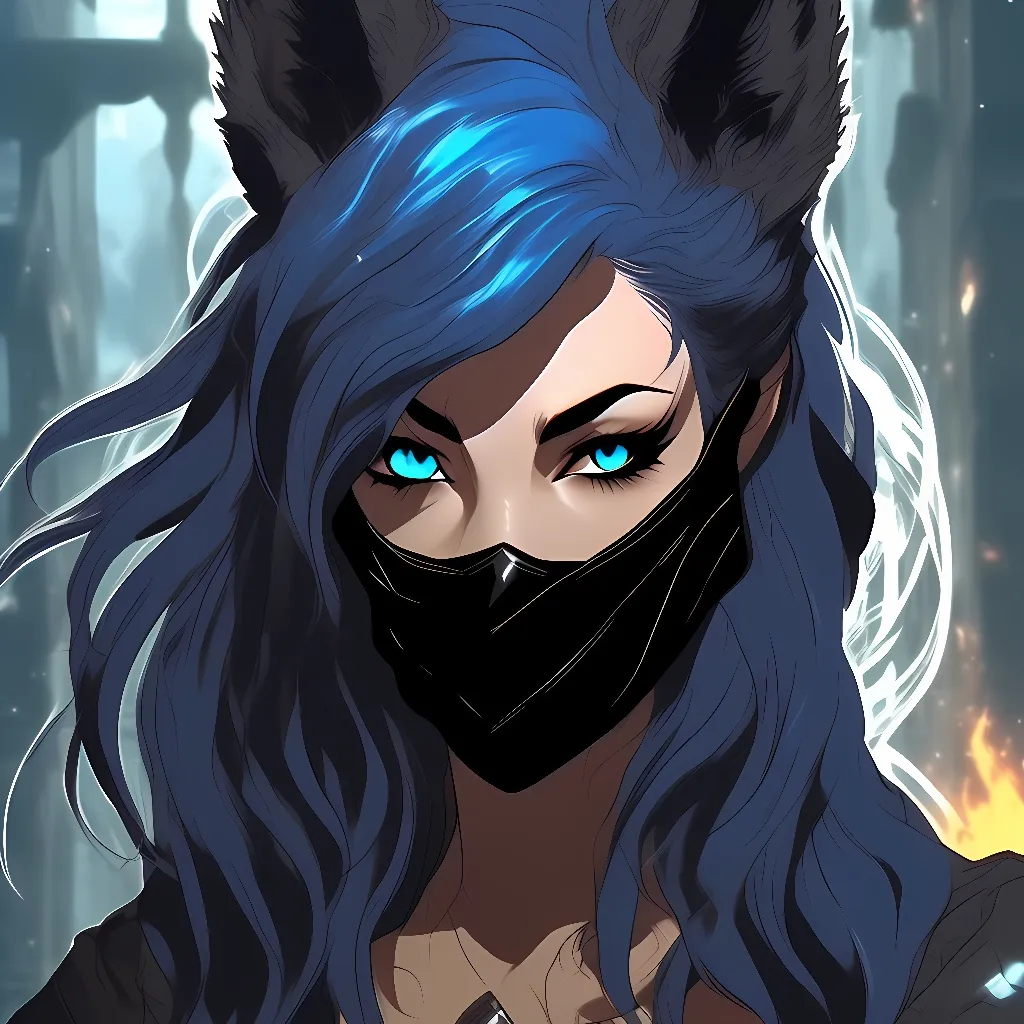 chat with ai character: BlackWolf-Chan
