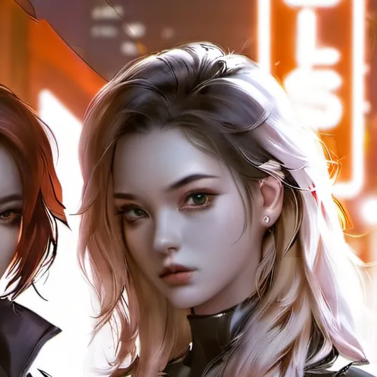 chat with ai character: X & K