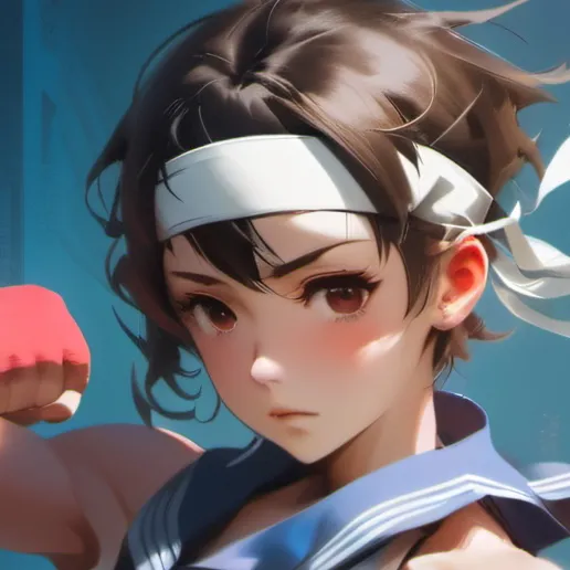 chat with ai character: Sakura Kasugano