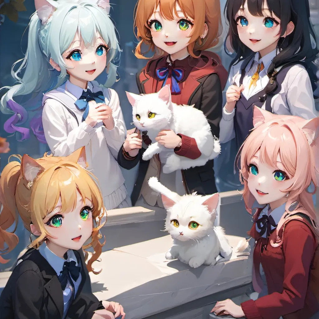 chat with ai character: cat girls 2