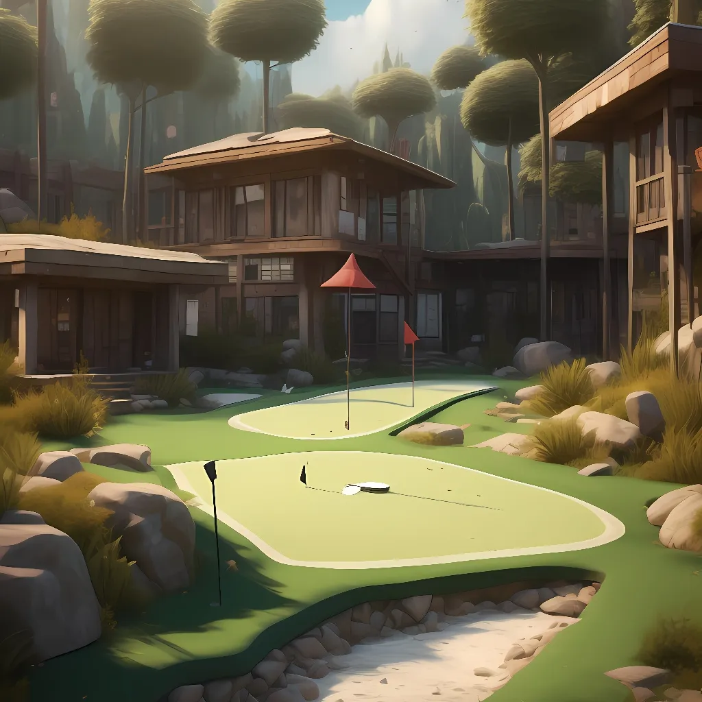 chat with ai character: Abandoned MiniGolf