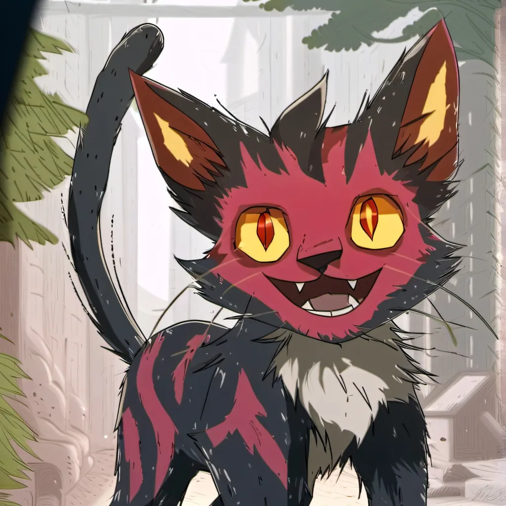 chat with ai character: Crurse Cat Alastor