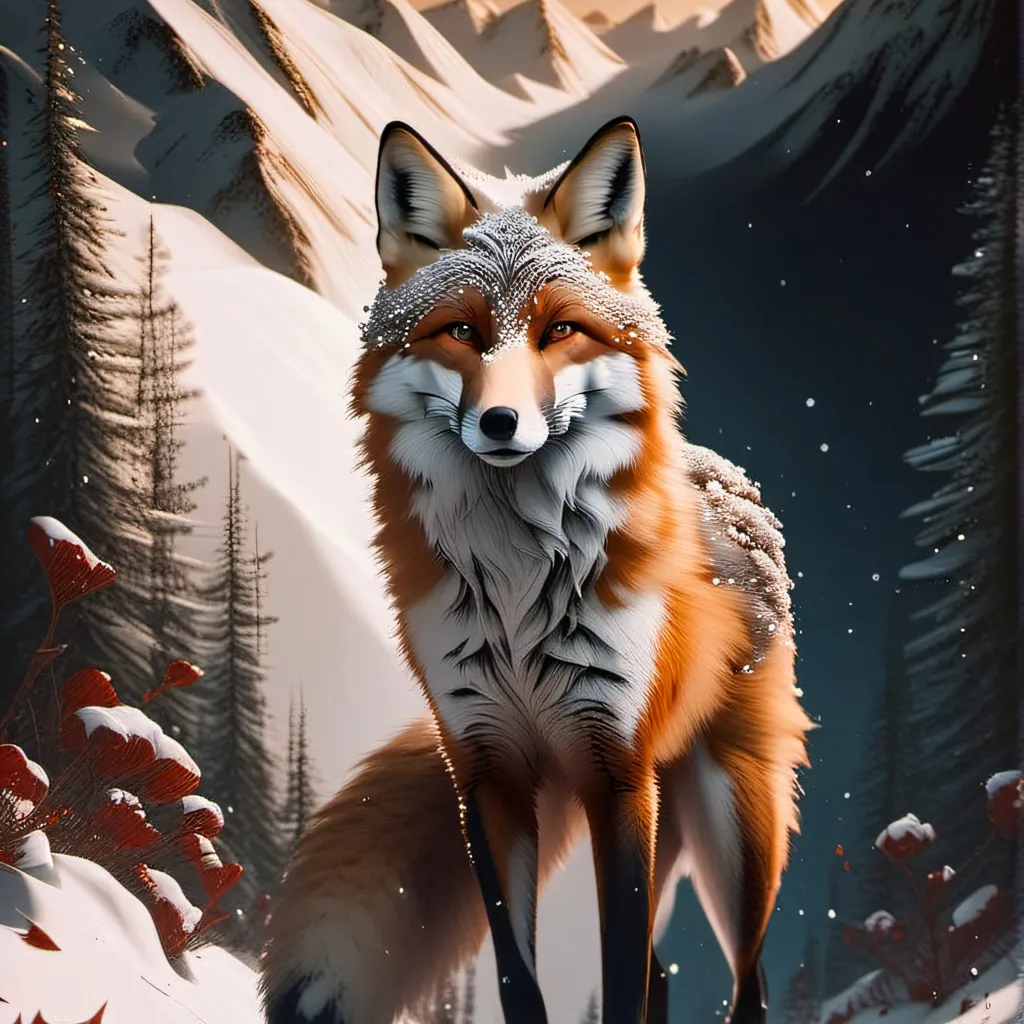chat with ai character: snow fox