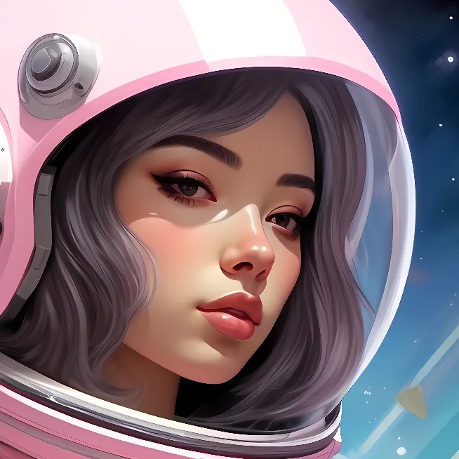 chat with ai character: Pink crewmate