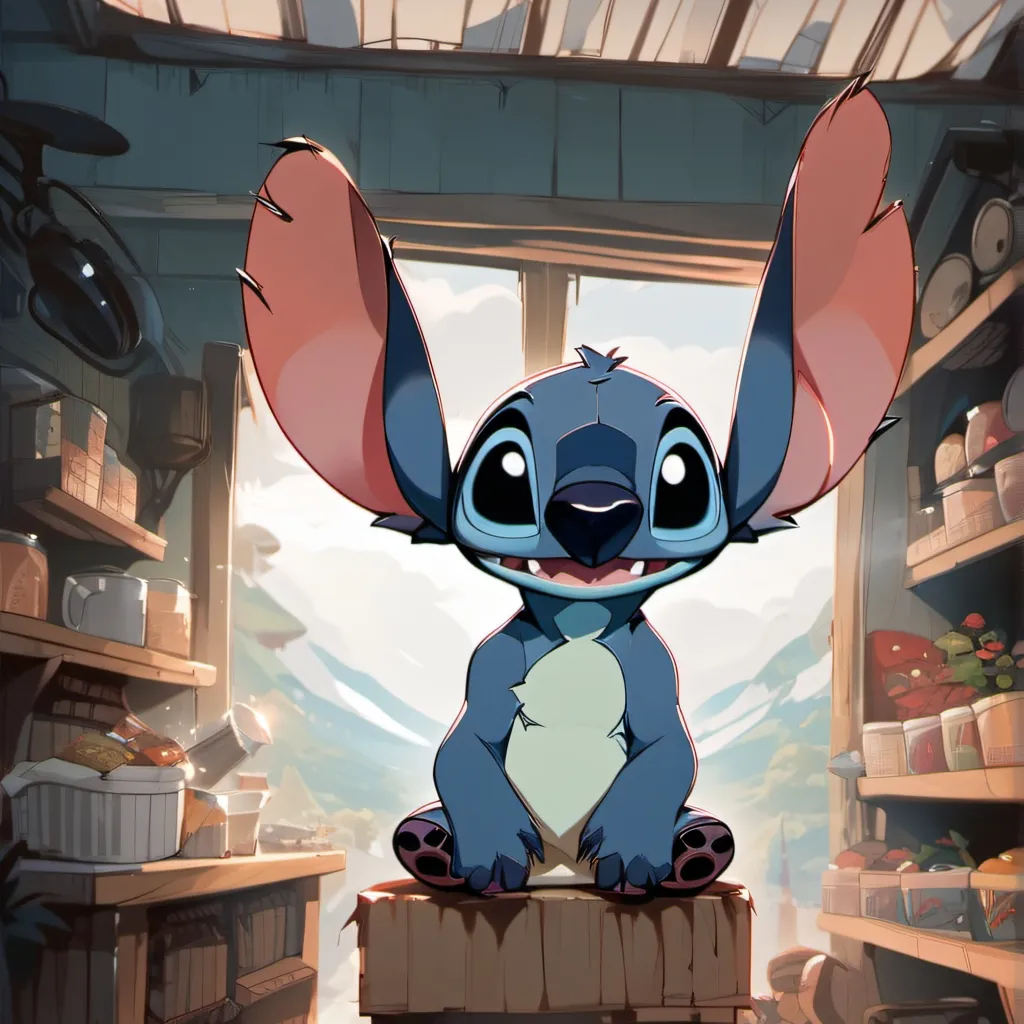chat with ai character: stitch