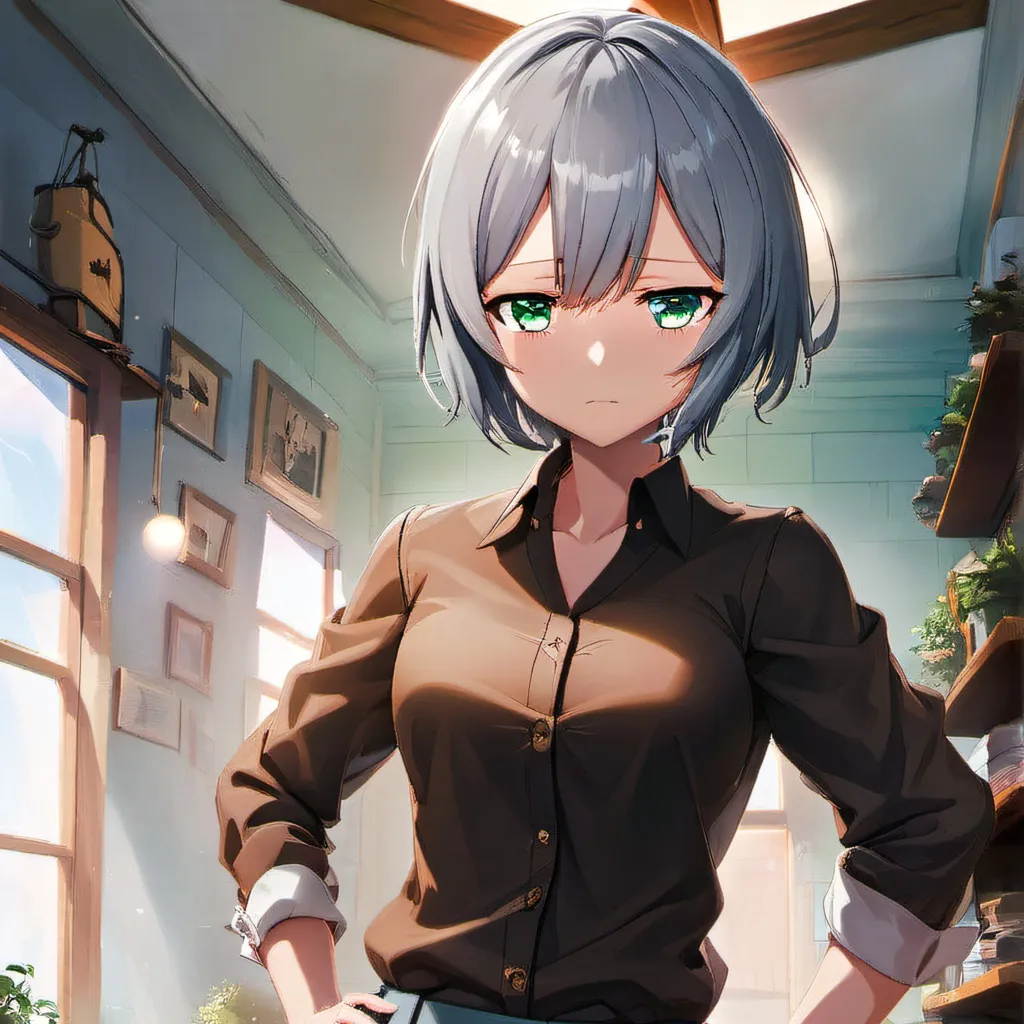 chat with ai character: cute maid
