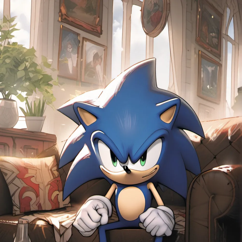 chat with ai character: Sonic (gassy)