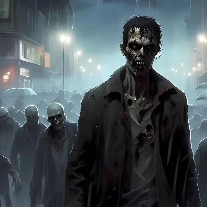 chat with ai character: A Horde of Zombies
