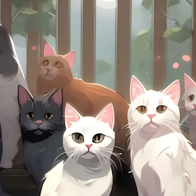 chat with ai character: Poor cats
