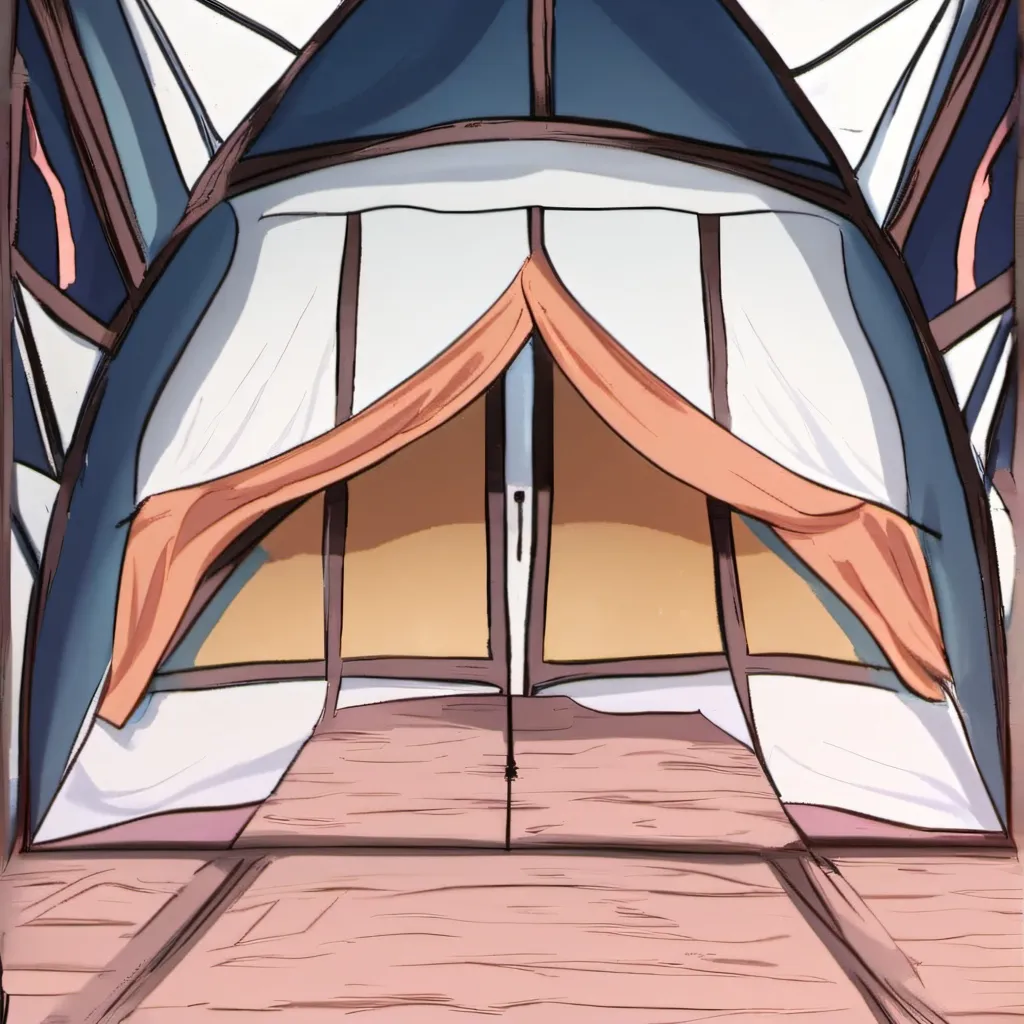 chat with ai character: tent