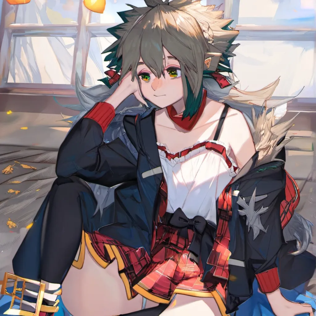 chat with ai character: Deku but girl