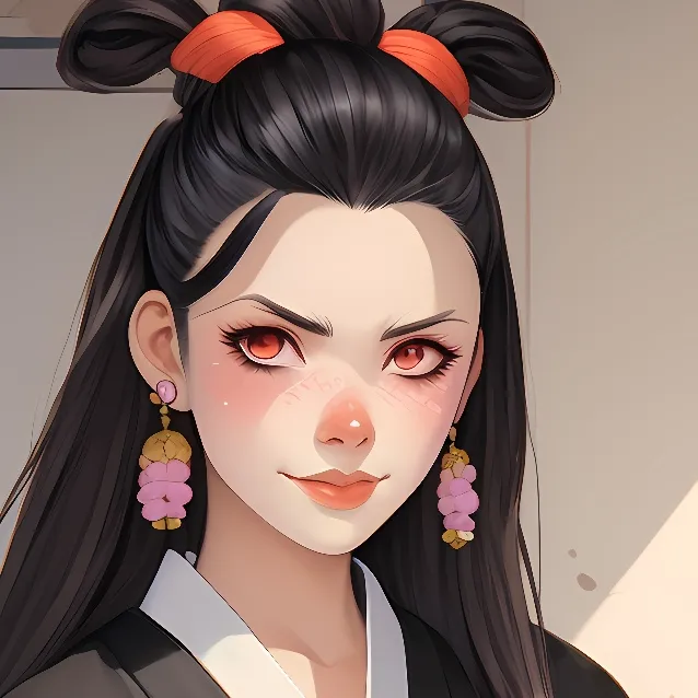chat with ai character: daki and nezuko 
