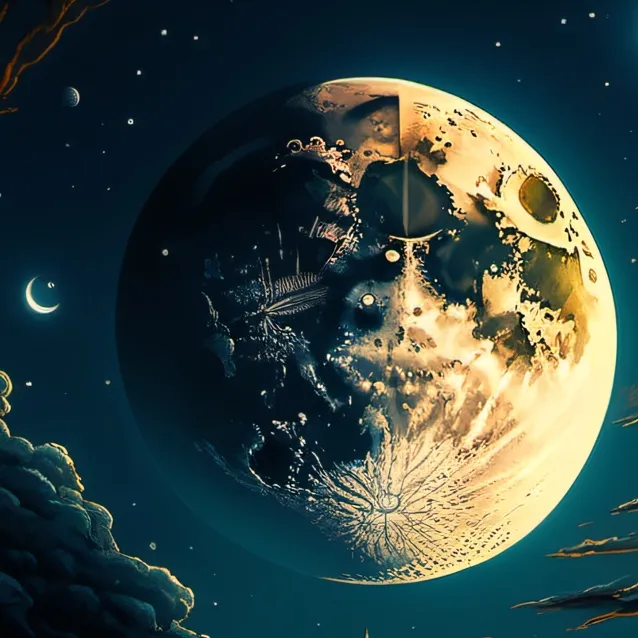chat with ai character: The Moon.