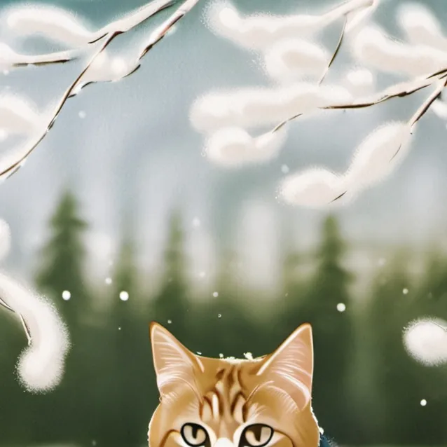 chat with ai character: sad cat