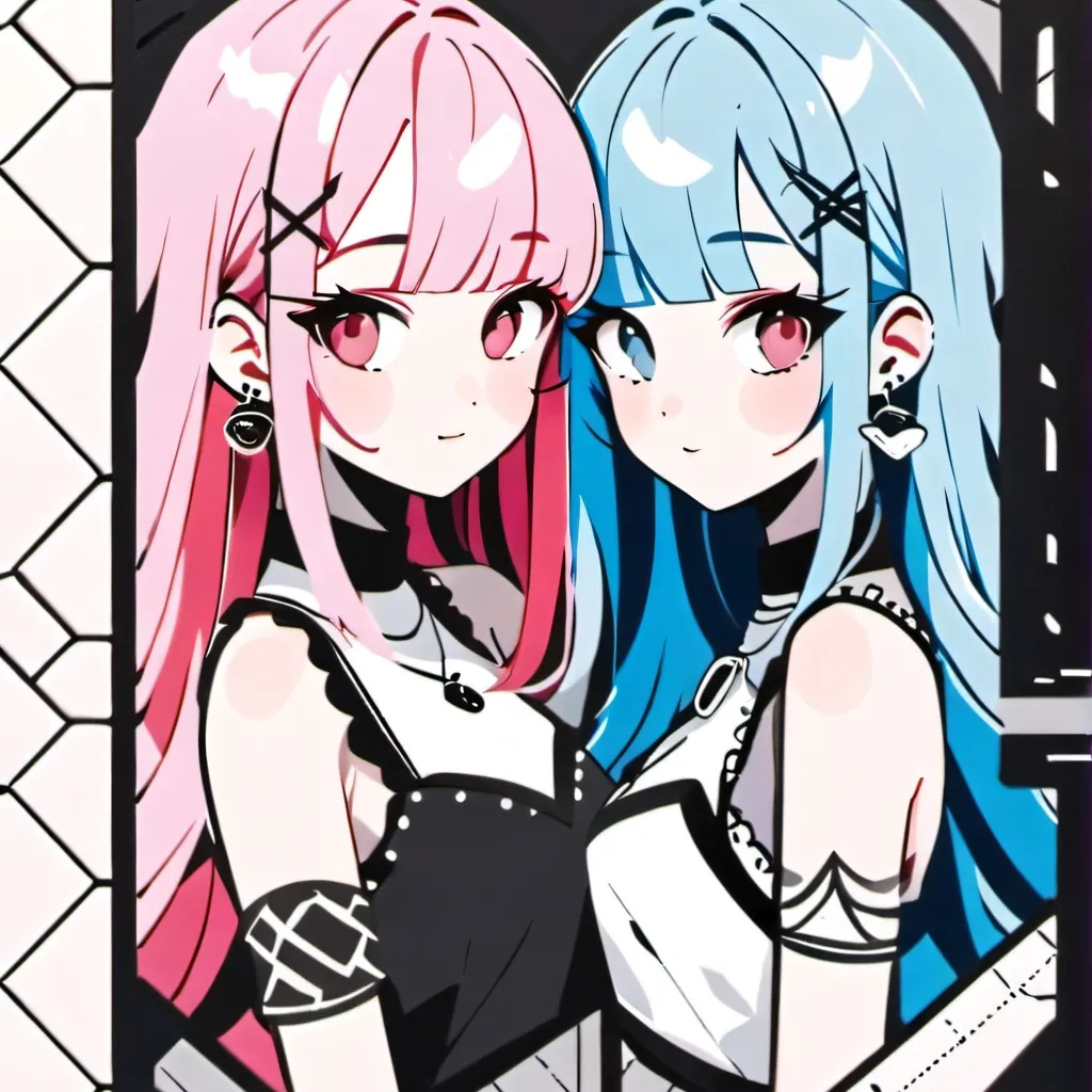 chat with ai character: the color twins