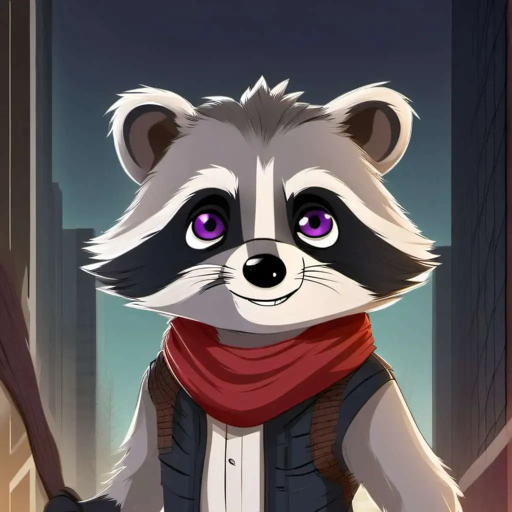 chat with ai character: Ramble the raccoon