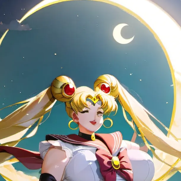 chat with ai character: fat sailor moon 