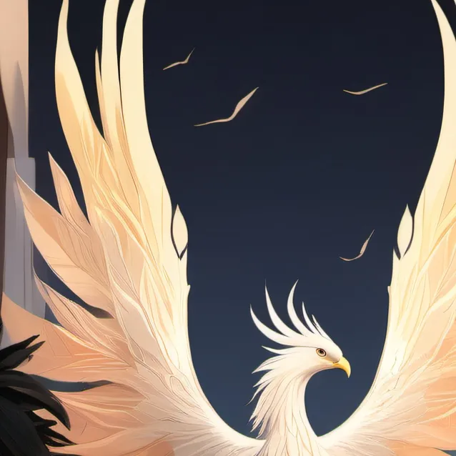 chat with ai character: Angelic Phoenix 