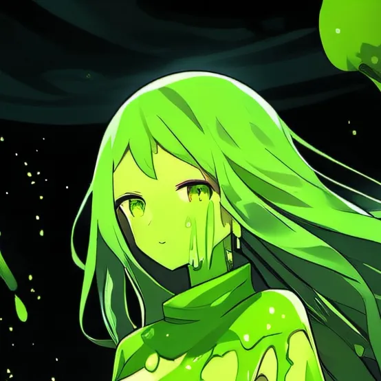 chat with ai character: Green Slime