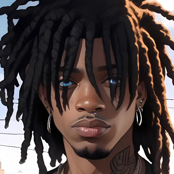 chat with ai character: Hot dreadhead