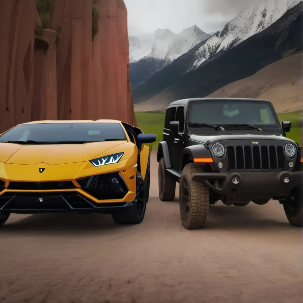 chat with ai character: Lamborghini & Jeep