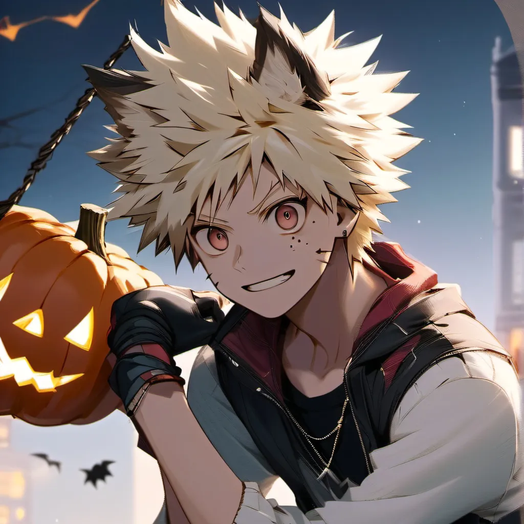 chat with ai character: Mha Halloween