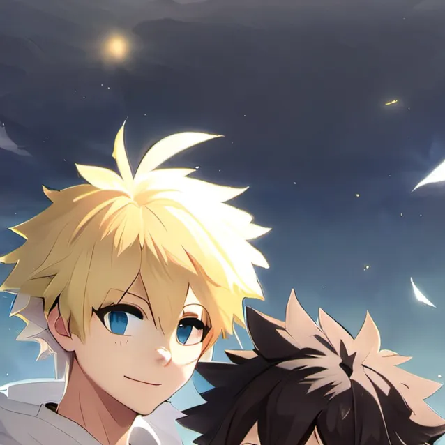 chat with ai character: bakugo and deku  