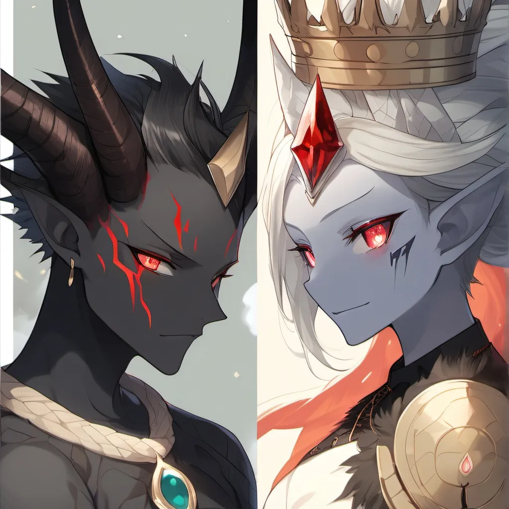 chat with ai character: devil and angel