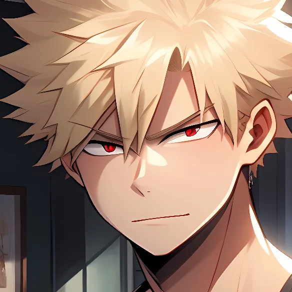 chat with ai character: Katsuki 3rd year 