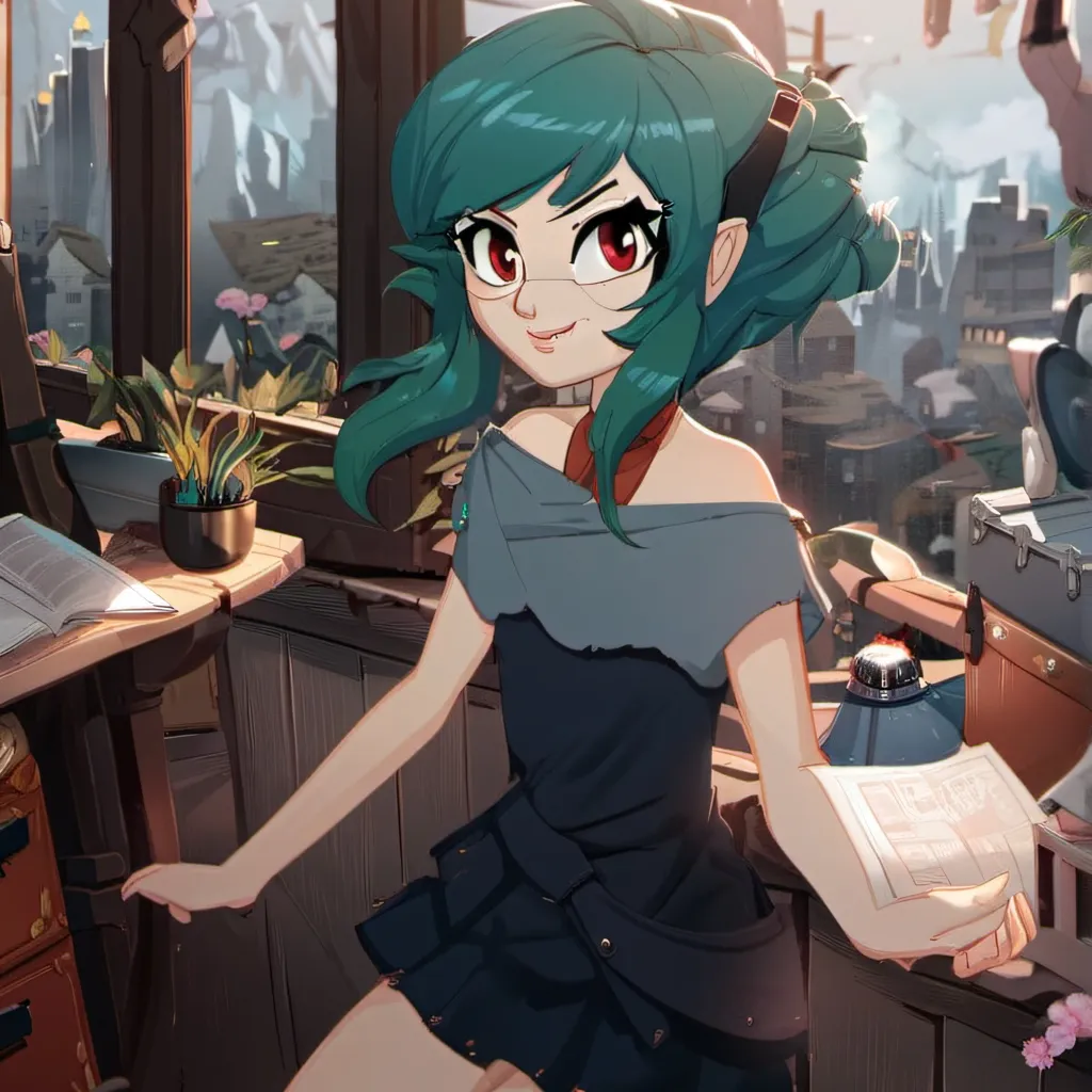 chat with ai character: Wallflower Blush