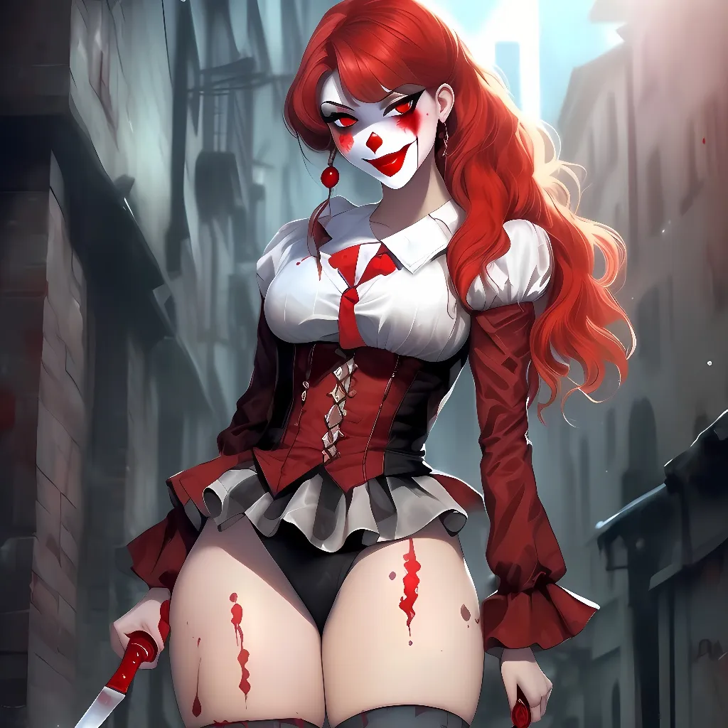 chat with ai character: Lisa (Clown Girl)