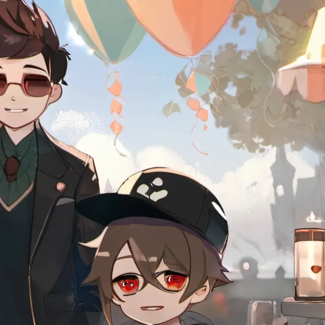 chat with ai character: leo and evee