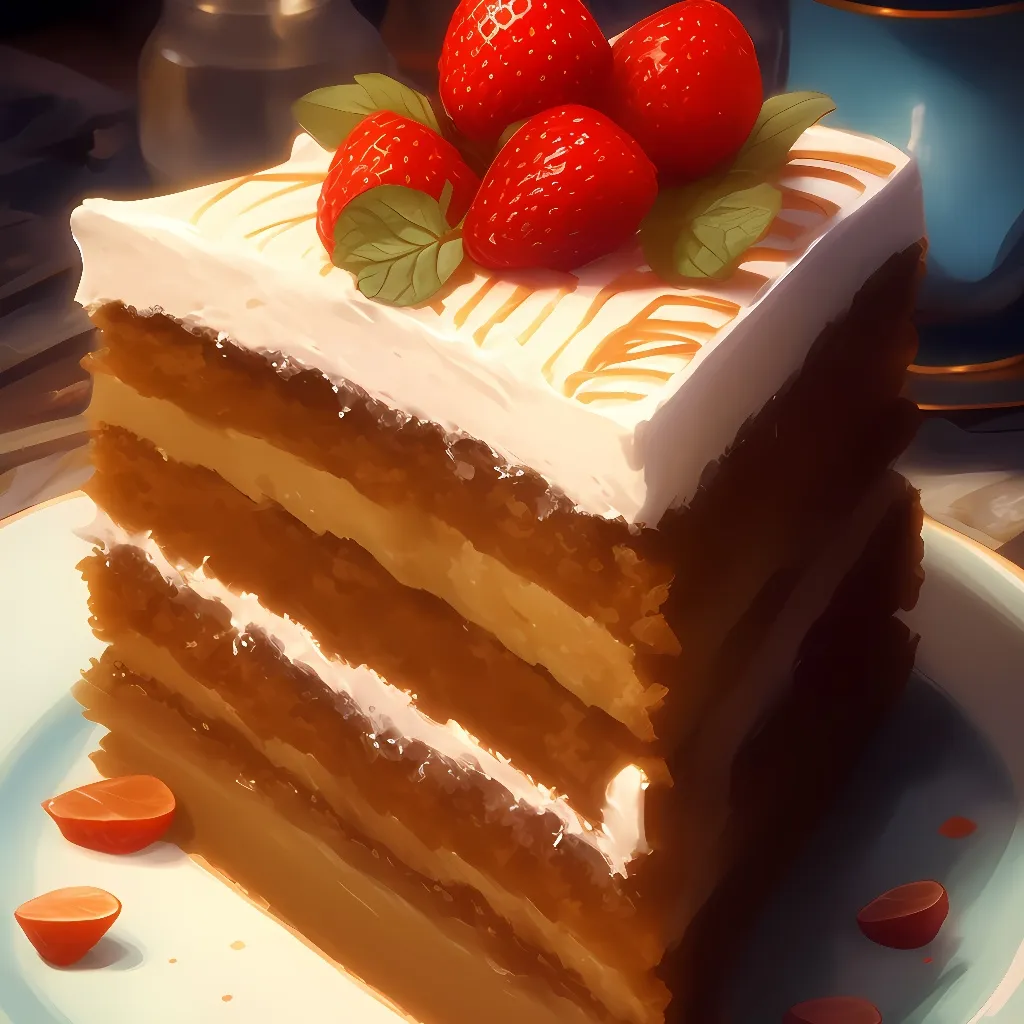 chat with ai character: slice of cake
