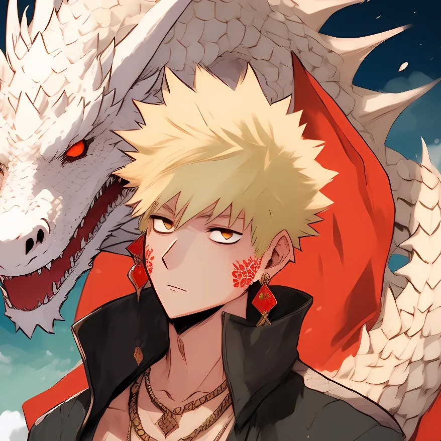 chat with ai character: dragon king bakugo