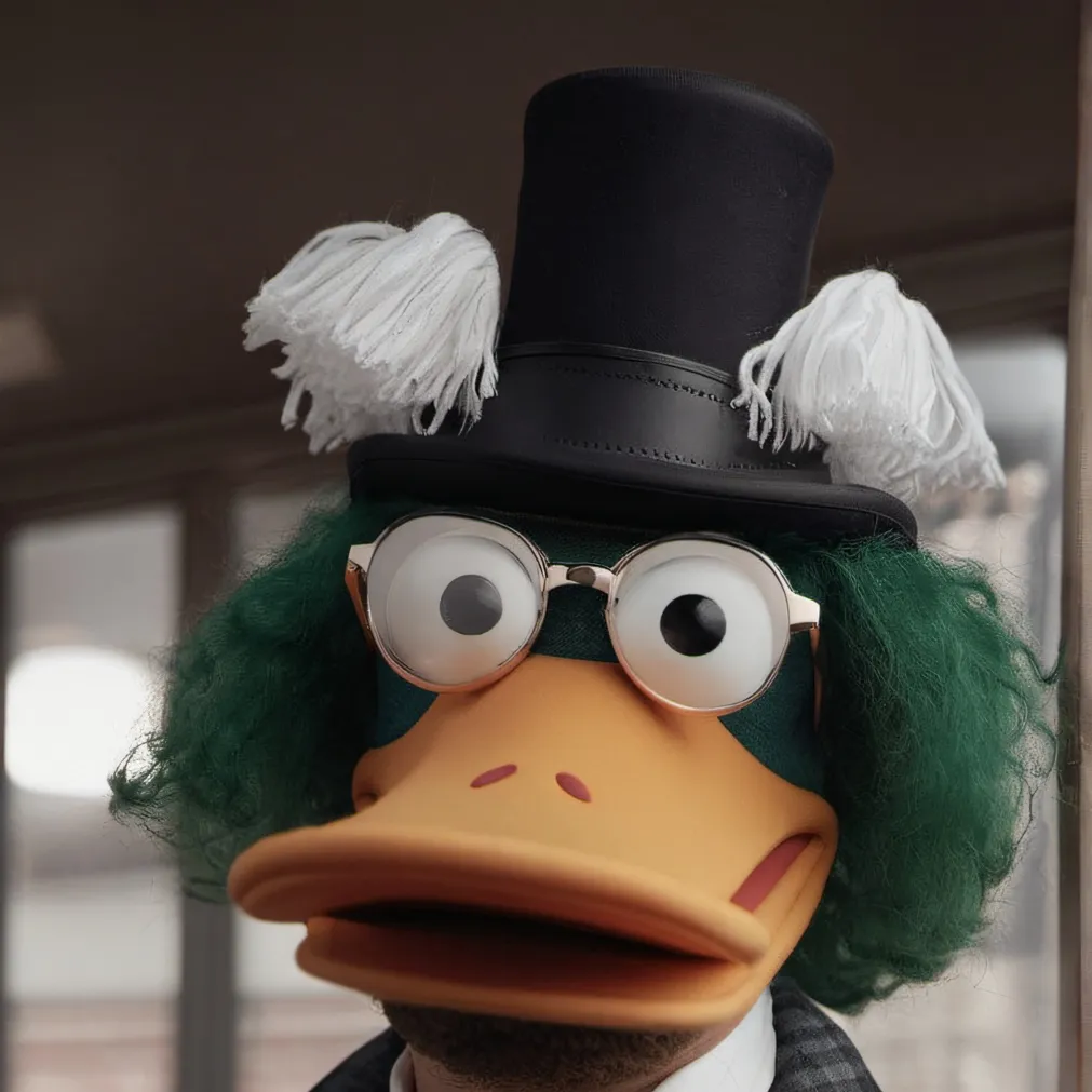 chat with ai character: duck guy