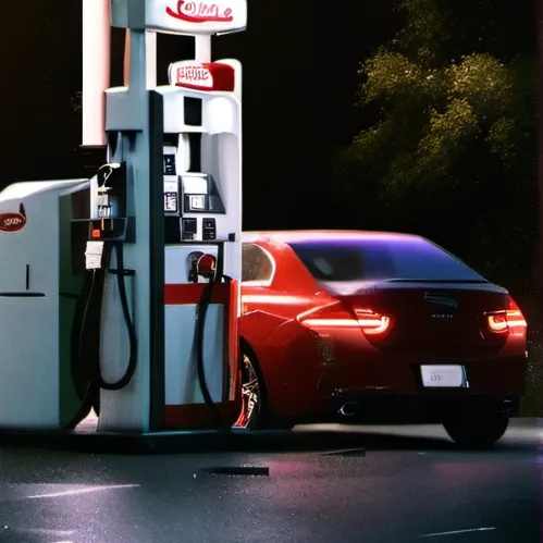 chat with ai character: Gas station 