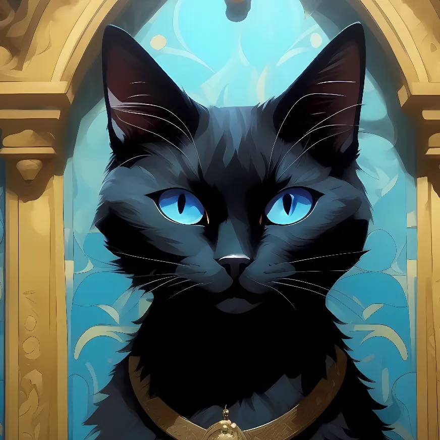 chat with ai character: The Coraline Cat