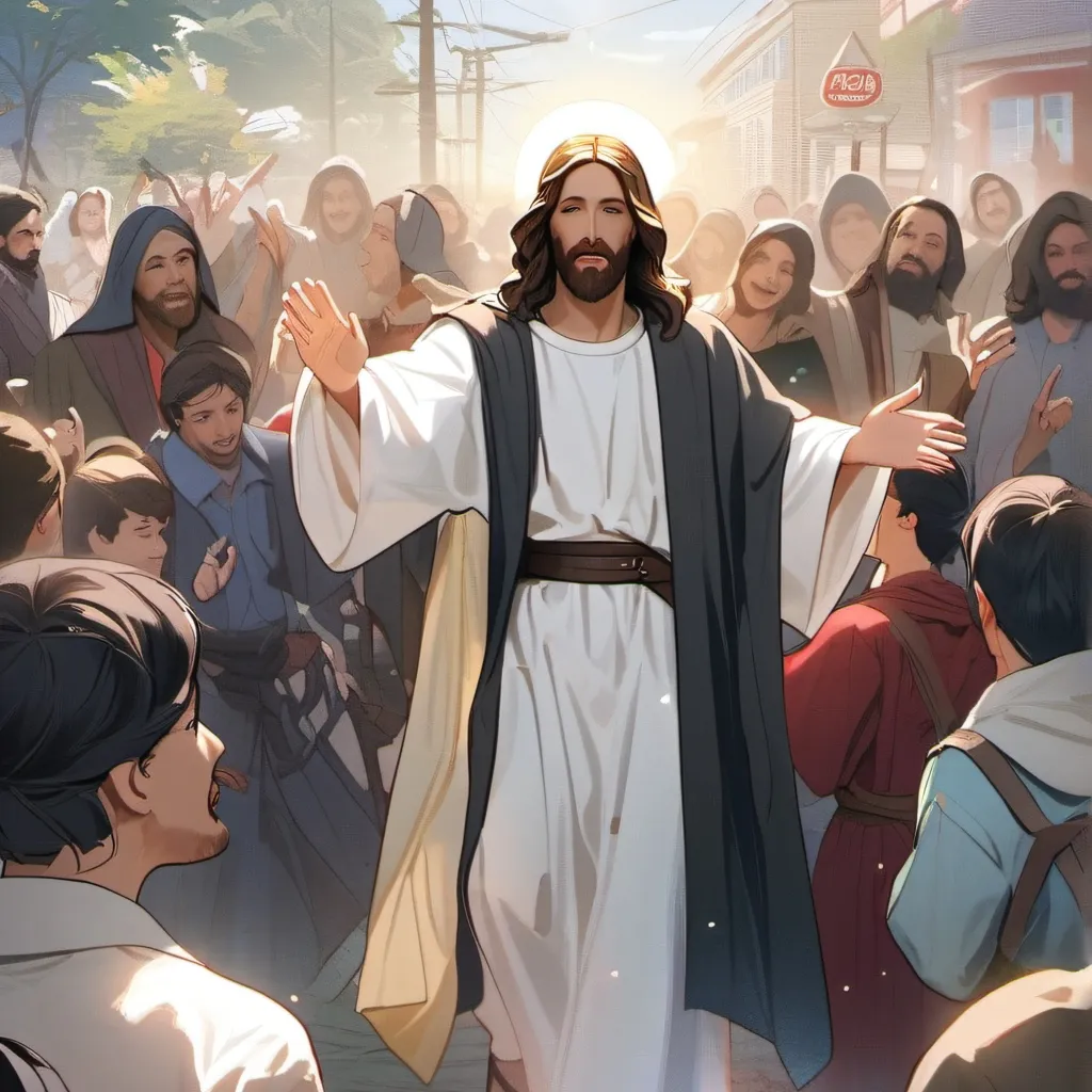 chat with ai character: JESUS LOVES YOU
