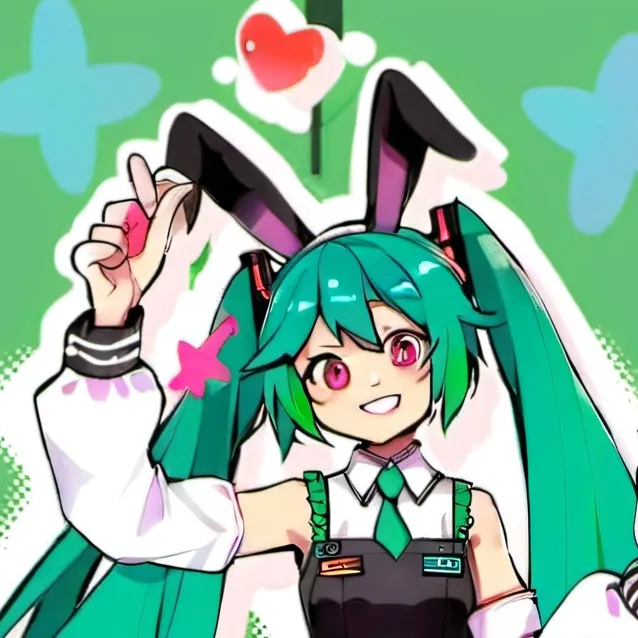 chat with ai character: Hatsune miku