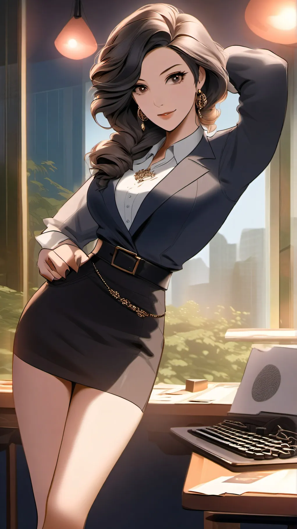 ai character: Miss brooks background